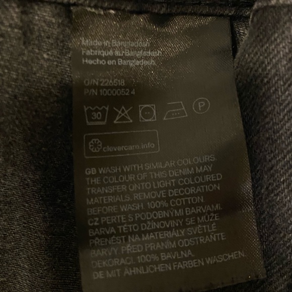 Divided Pleated Jean Skirt - Picture 3 of 5